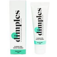 Dimples Dimples Fluoride Free Dentist Designed Toothpaste Mint 75ml