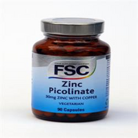 FSC Zinc Picolinate 30mg 90 Veg Capsules
