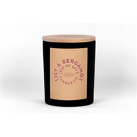 Isle of Skye Lily & Bergamot Natural Wax Candle 9.5cm x 8cm x 8cm