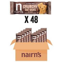 Nairns GF Belgian Chocolate Chunk Crunchy Oat Bars Pack (48 x 40g bars)