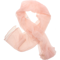 Rayon Crinckle Pastel Pink Duppata Scarf