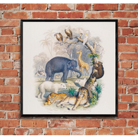 "A History of the Earth and Animated Nature" on Framed Canvas, Acrylic, Canvas, Framed Prints or Print-only