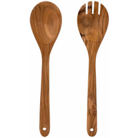 Upcycled Eco Friendly Wooden Salad Servers