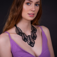 Peacock Feather Necklace