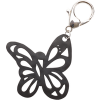 Papillon Recycled Rubber Butterfly Vegan Keyring