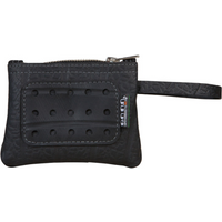 Petite Recycled Rubber Vegan Wristlet Pouch