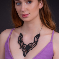 Iris Elegant Inner Tube Vegan Necklace