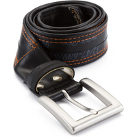 Recycled Bicycle Inner Tube Vegan Belt (with Patches)