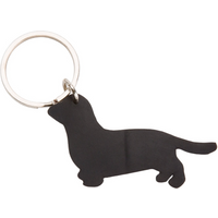 Dackel Recycled Rubber Sausage Dog Keyring