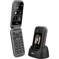 TTfone TT970 Whatsapp 4G Touchscreen Senior Big Button Flip Mobile Phone - With 8MP Camera and Hearing Aid Compatible - Easy and Simple to Use