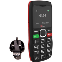 TTfone TT880 Easy-to-Use Mobile Phone for Seniors and Elderly - Large Button Phone with Emergency Assistance Button with Mains Charger and O2 Sim Card