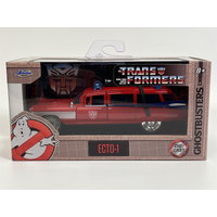 Ghostbusters Ecto 1 Transformers 1:32 Scale Jada 35863
