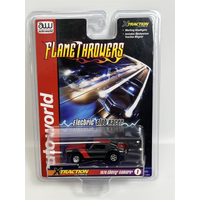 1970 Chevy Cararo Grey X Traction Flame Throwers HO Scale Auto World SC366-1