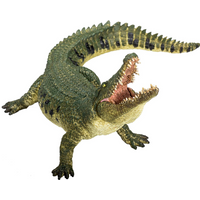 Crocodile With Articulated Jaw Wildlife Toy Figure 14.5 cm Length Approx Mojo Fun 387162