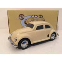 VW Kafer HA31 Tin Plate Cream with Key 1:43 Scale New