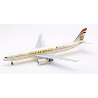 Etihad Airways Airbus A330-343 A6-AFC F-1 Logo With Stand Limited 75 Models 1:200 Scale Inflight200 IF333EY1224R