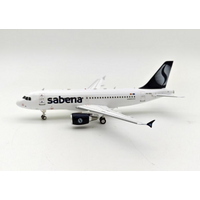 Sabena Airbus A319-112 OO-SSA With Stand 1:200 Scale Inflight200 IF319SK0823