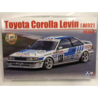 1988 Toyota Corolla Levin AE92 GR.A Minolta 1:24 Model Kit Beemax 24010