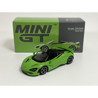 McLaren 750S Spider Mantis Green RHD 1:64 Scale Mini GT MGT00783R