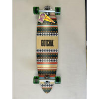 Gotcha Native Pintail Longboard Skateboard 36 Inch