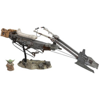 Star Wars The Mandalorian Swoop Bike and Grogu 1:6 Scale Hot Toys 908755