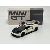Ford GT 1964 Prototype Heritage Edition LHD White 1:64 Mini GT MGT00622L