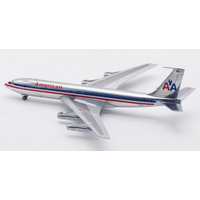 American Airlines Boeing 707-323B N8435 Polished With Stand 1:200 Scale Inflight200 IF707AA0823P