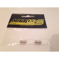 Mitoos M187 Metal Uniball With Spacer 4.75mm X 11mm x 2 New