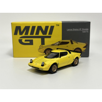 Lancia Stratos HF Stradale Giallo Fly LHD 1:64 Mini GT MGT0077L