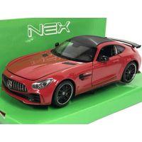 2017 Mercedes AMG GTR Red 1:24 27 Scale Welly 24081R