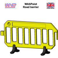 Slot Car Trackside Scenery Yellow Road Barriers x 8 1:32 Scale WASP