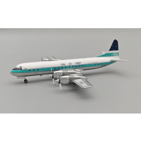 Teal Tasman Empire Airways Lockheed L-188C Electra ZK-TEB With Stand 1:200 Scale Inflight200 IF188TE0824