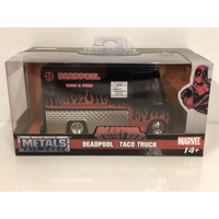 Deadpool Taco Truck Black Red Marvel 1:32 Scale Jada 30864