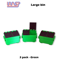 Track Side Scenery Slot Car Displays 3 x Green Bins 1:32 Scale New WASP