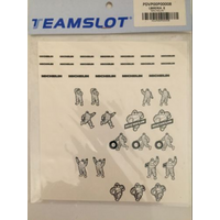 Team Slot Sponsors Michelin Decals Sheets 1:32 Scale P00008