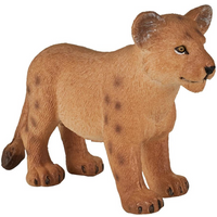 Lion Cub Standing Wildlife Toy Figure 4.5 cm Height Approx Mojo Fun 387011