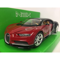 Bugatti Chiron Red 2016 Welly 24077 Scale 1:24-27