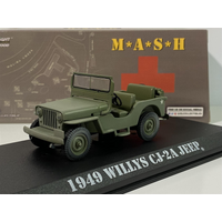 M*A*S*H 1949 Willys Jeep CJ-2A 1972-83 TV Series 1:43 Scale Greenlight 86592