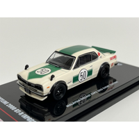 Nissan Skyline 2000 GT-R KPGC10 Malaysia Diecast Expo 2023 Edition Inno IN64KPGC10MDX23WH