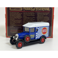 Morris Cowley Van 1929 Brasso Metal Polish 1:39 Scale Models of Yesteryear Matchbox Y19D S7
