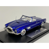1954 Cadillac Series 62 Pininfarina Blue With White Interior 1:43 Scale Brausi BRA2106