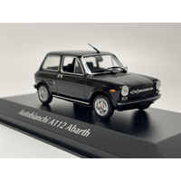 Autobianchi A112 Abarth 1974 Black 1:43 Scale Maxichamps 940121170