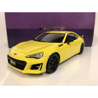 Subaru BRZ GT Yellow Kyosho KSR18027Y 1:18 Scale Samurai Collection