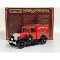 Model A Ford Van 1930 Postes Canada Post GR Models Of Yesteryear 1:40 Matchbox Y22D S5