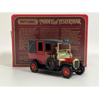 Unic Taxi 1907 1:42 Scale Models of Yesteryear Matchbox Y28D S6
