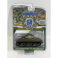 1943 M4 Sherman Tank US Army World War II 1:64 Scale Greenlight 61040C