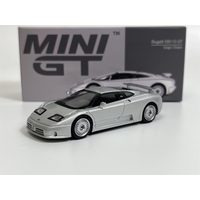 Bugatti EB1 10 GT Grigio Chiaro LHD 1:64 Scale Mini GT MGT00704L