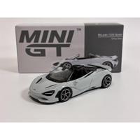 McLaren 750S Spider Cirrus Grey RHD 1:64 Scale Mini GT MGT00973R