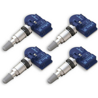 D2P Tyre Pressure Monitoring System Sensor Set Of 4 Compatible With 2009 - 2019 Nissan Juke F15, Micra IV K13K, Primera Replaces 40700JY00C