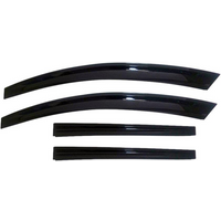 D2P 4pcs Wind Deflectors Replacement Front & Rear Compatible With 2012 - 2018 Renault Clio MK4 HB 5D Replaces 6116200